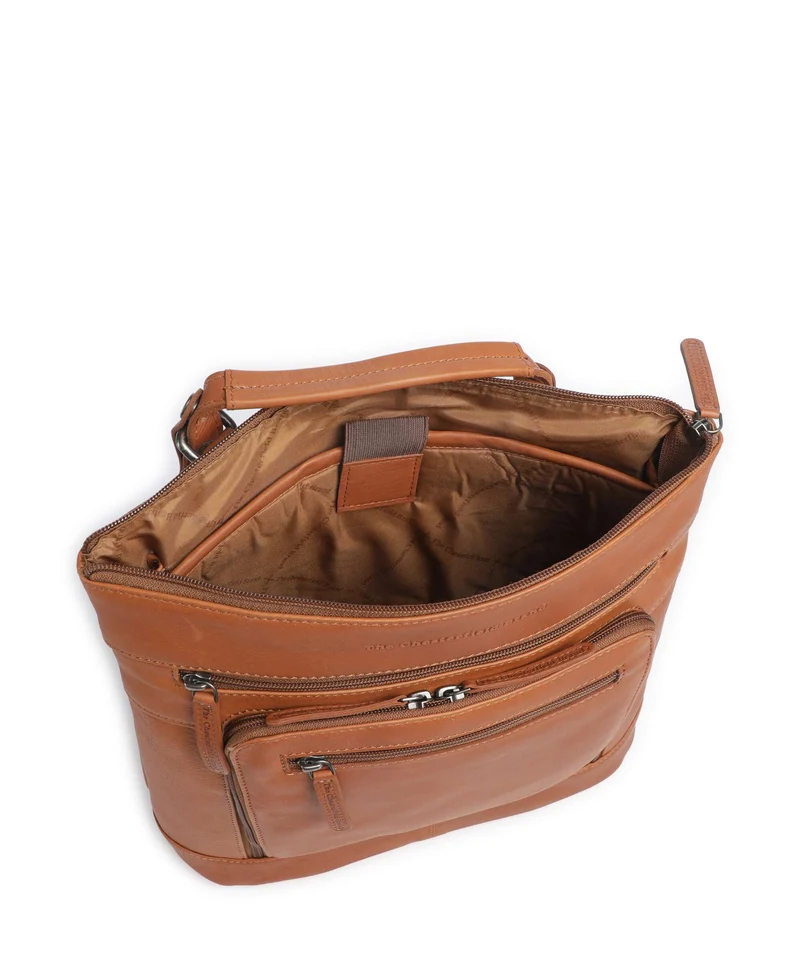 The Chesterfield Brand Wax Pull Up Cow Caldero Sac à dos cognac