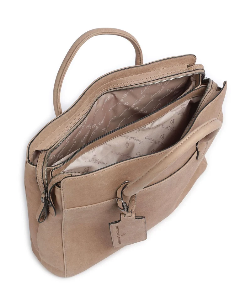 Castelijn & Beerens Carisma Sac d'ordinateur beige