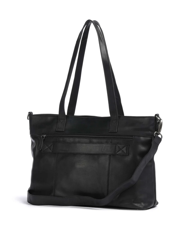 The Chesterfield Brand Wax Pull Up Cow Osira Cabas black