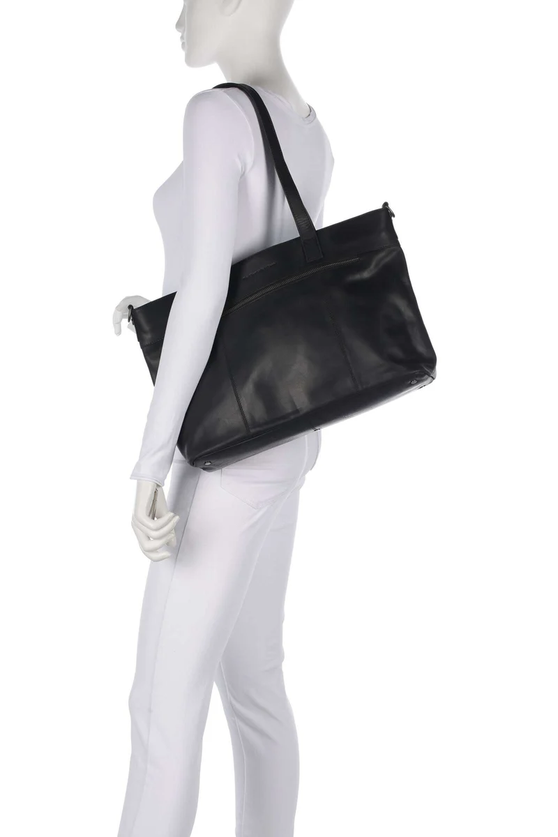 The Chesterfield Brand Wax Pull Up Cow Osira Cabas black
