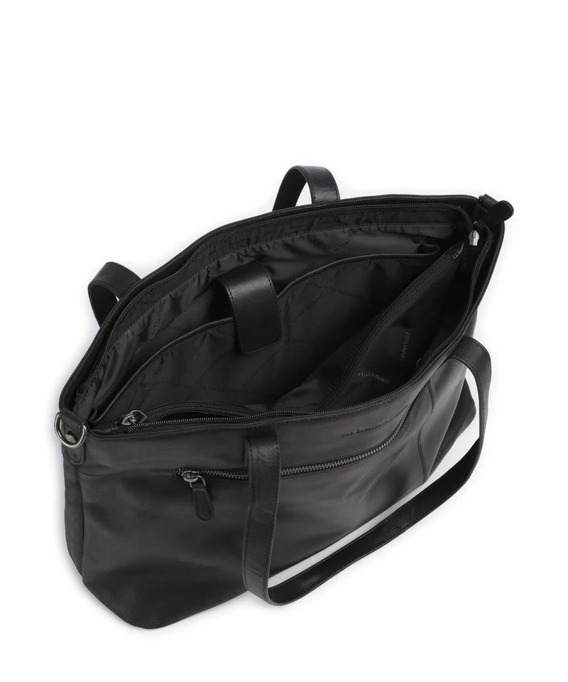 The Chesterfield Brand Wax Pull Up Cow Osira Cabas black