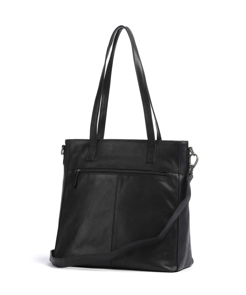 The Chesterfield Brand Wax Pull Up Cow Mosel Cabas black