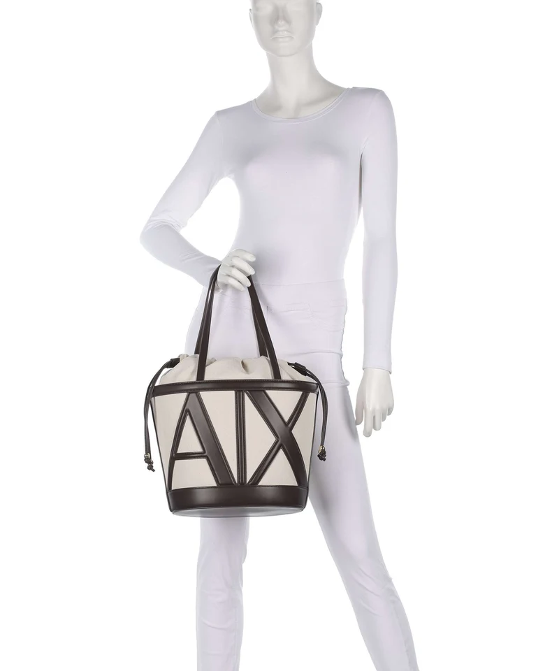 Armani Exchange Marisol Sac seau natural/dusk shade