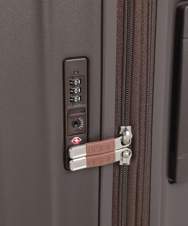 Jump Uppsala Pc Valise 4 roues chocolat