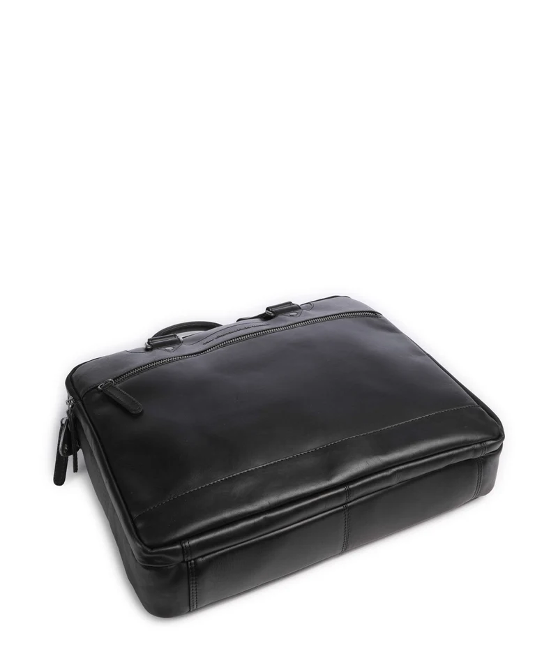 The Chesterfield Brand Wax Pull Up Cow Montara Sac d'ordinateur black