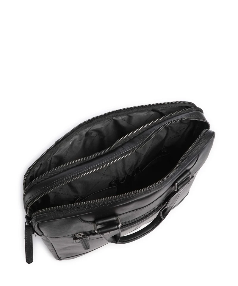 The Chesterfield Brand Wax Pull Up Cow Montara Sac d'ordinateur black