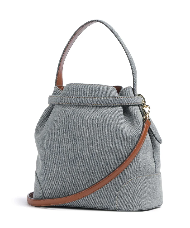 Lauren Ralph Lauren Blaike Medium Sac seau blue/lauren tan