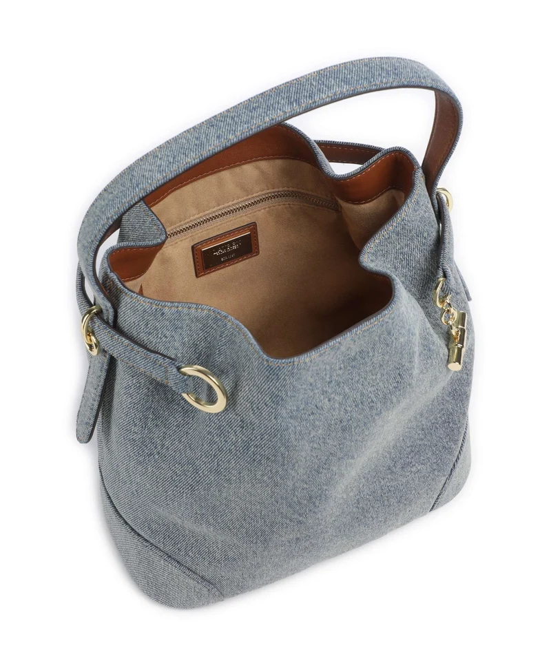 Lauren Ralph Lauren Blaike Medium Sac seau blue/lauren tan