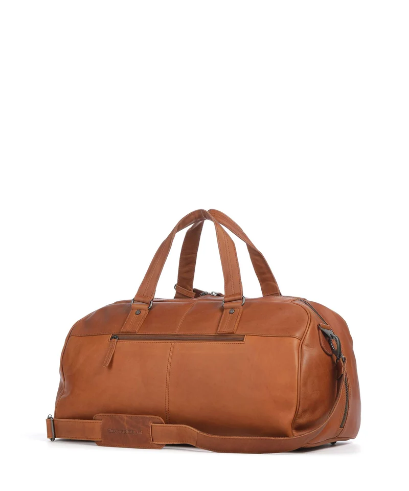 The Chesterfield Brand Wax Pull Up Cow Rivaro Sac week-end cognac
