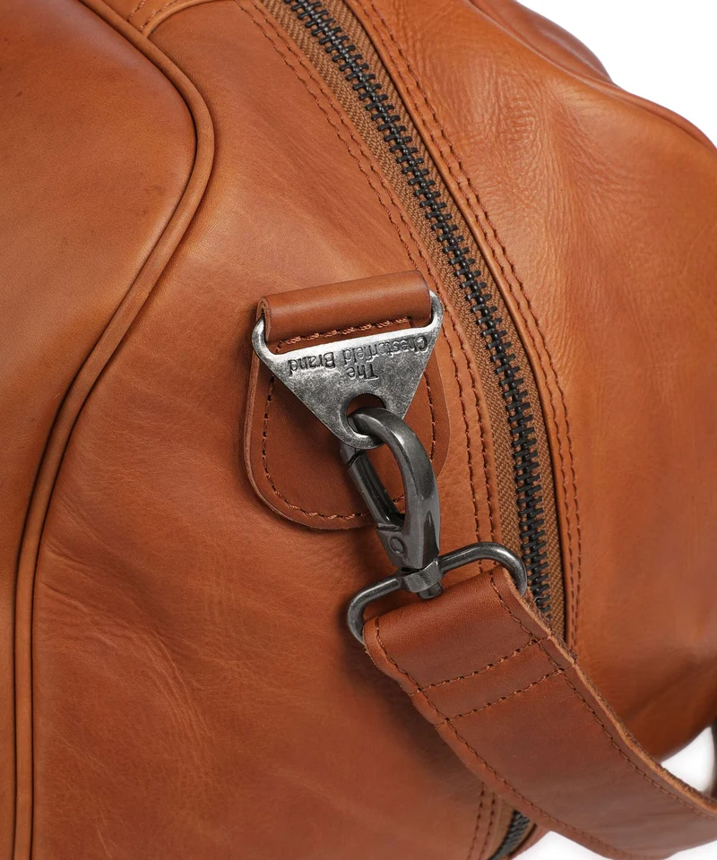 The Chesterfield Brand Wax Pull Up Cow Rivaro Sac week-end cognac