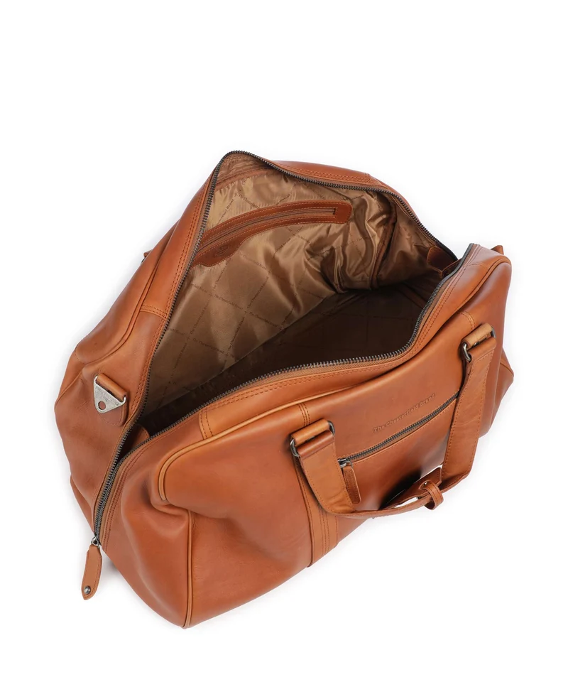 The Chesterfield Brand Wax Pull Up Cow Rivaro Sac week-end cognac