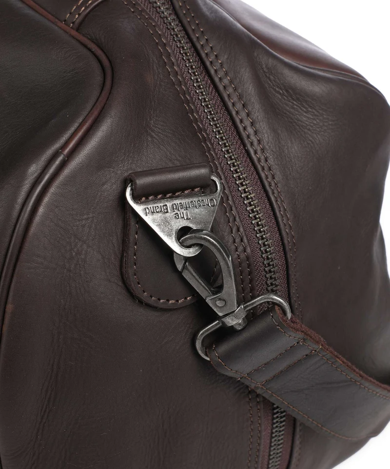 The Chesterfield Brand Wax Pull Up Cow Rivaro Sac week-end brown