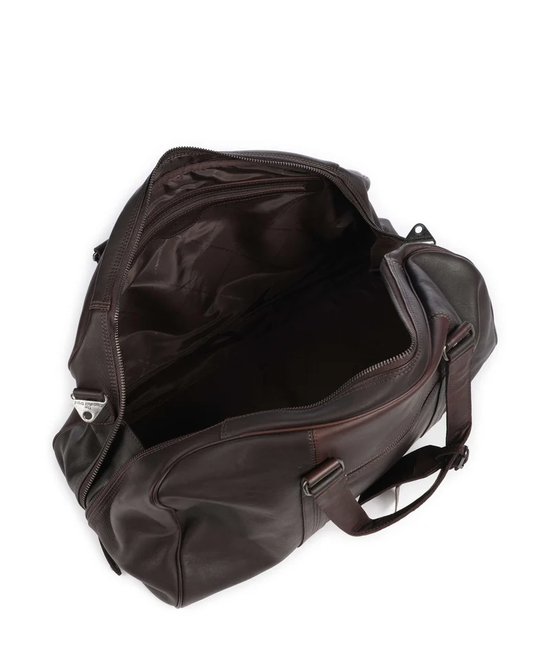 The Chesterfield Brand Wax Pull Up Cow Rivaro Sac week-end brown