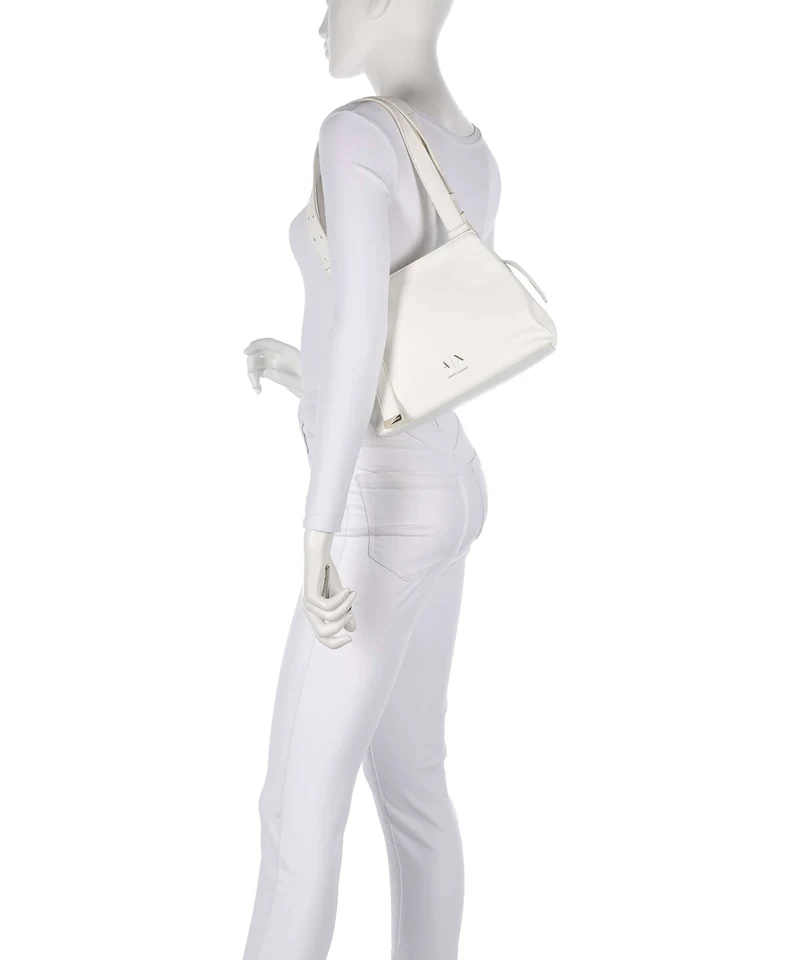 Armani Exchange Alice S Sac porté épaule off white