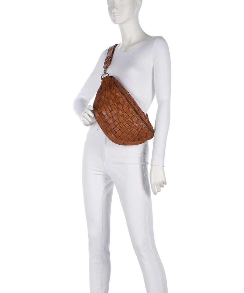 Depeche Warsaw Sac banane vintage cognac