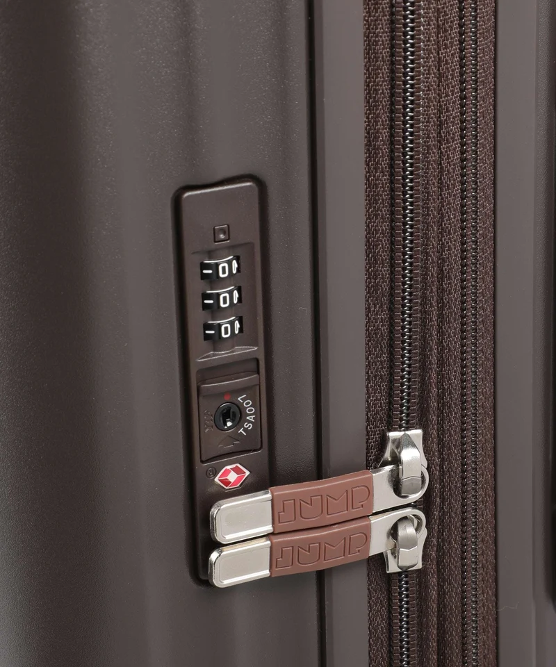 Jump Uppsala Pc Valise 4 roues chocolat