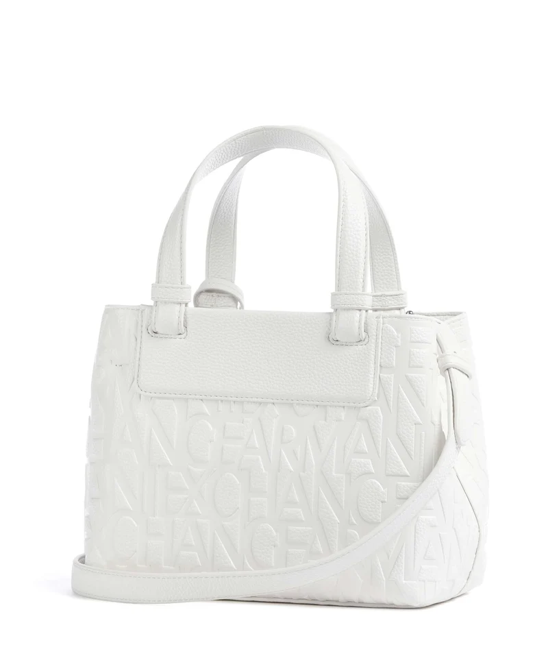 Armani Exchange Liz Monogram S Sac à main off white