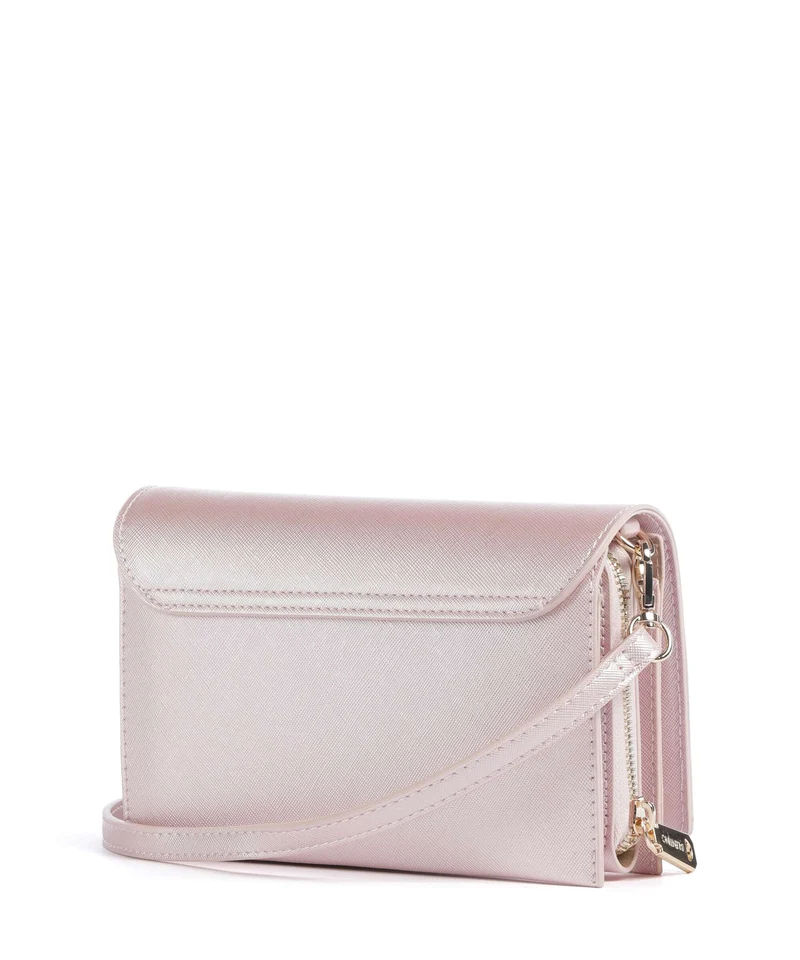 Valentino Bags Portefeuille rosa metallizzato
