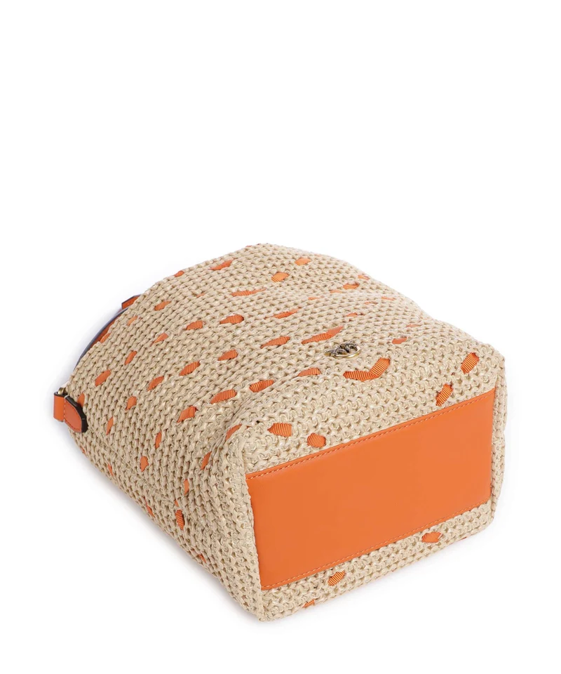 Pinko Sac seau paglia/arancio/antique gold