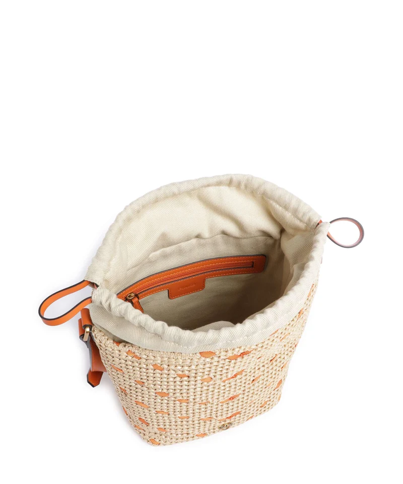 Pinko Sac seau paglia/arancio/antique gold