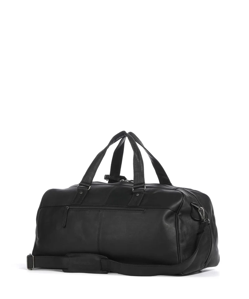 The Chesterfield Brand Wax Pull Up Cow Rivaro Sac week-end black