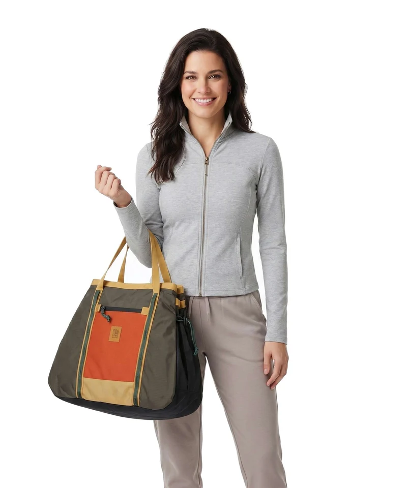 Topo Designs Mountain Gear Cabas woodland/terracotta