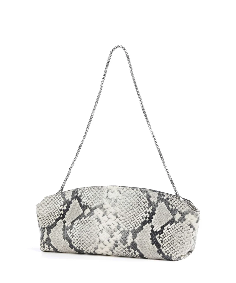 Abro Pitone Ballroom Sac porté épaule beige