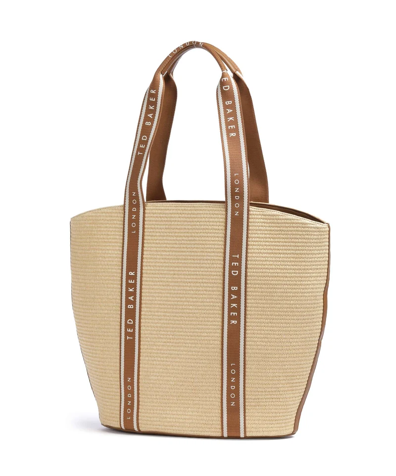 Ted Baker Rafiia Cabas brown