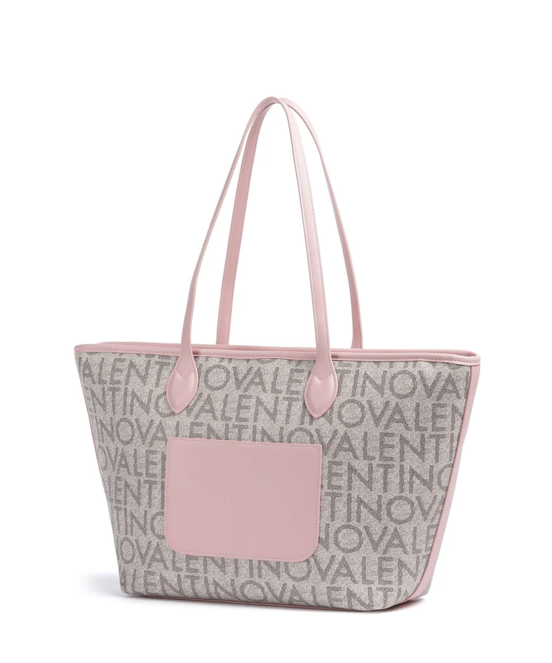 Valentino Bags Logo Cabas beige/rosa