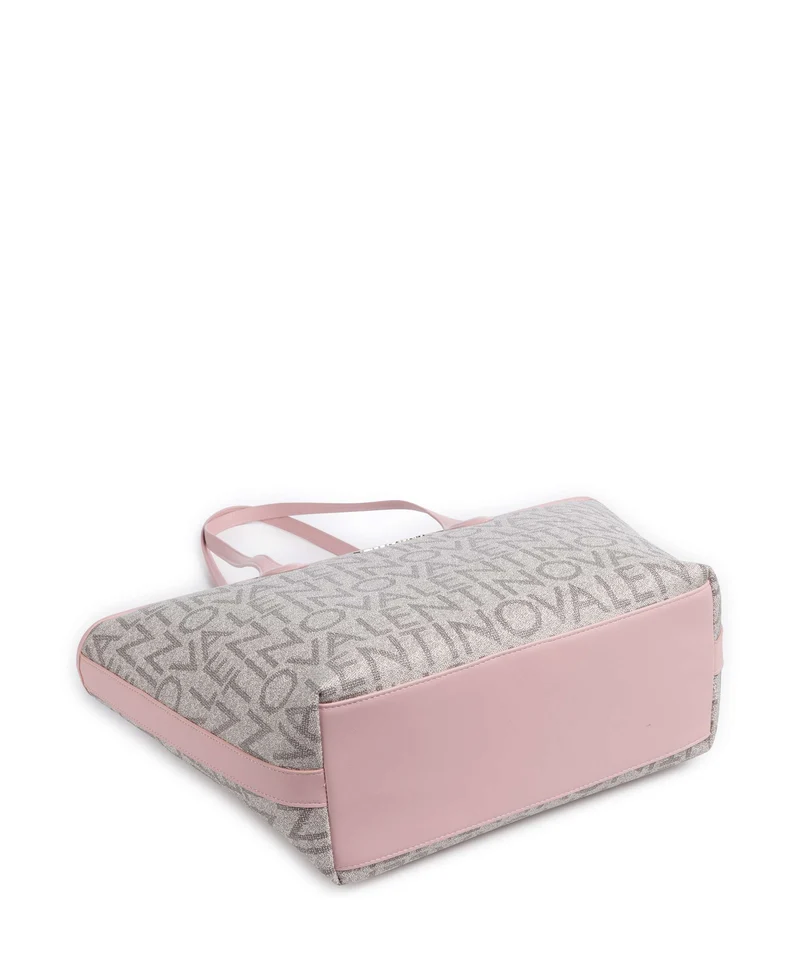 Valentino Bags Logo Cabas beige/rosa