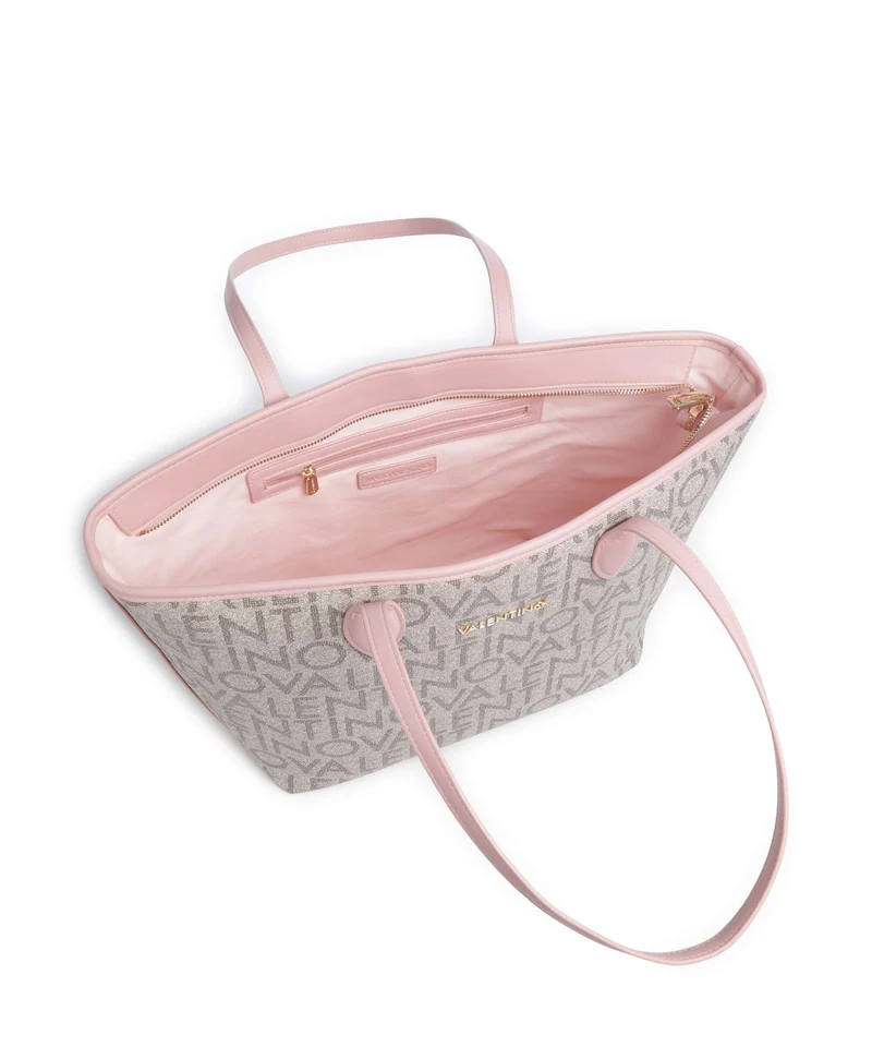 Valentino Bags Logo Cabas beige/rosa