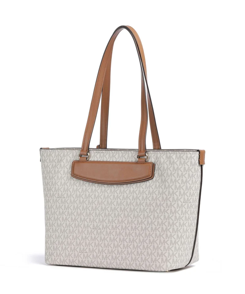 Michael Kors Jet Set Travel Medium Cabas vanilla/acorn