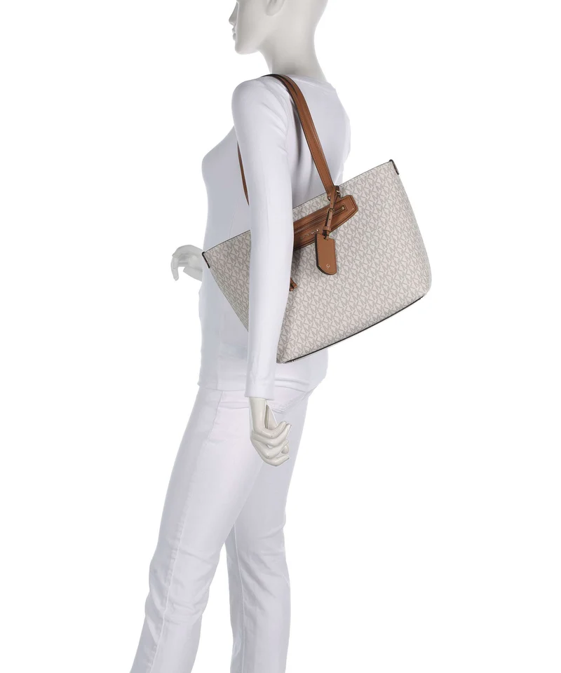 Michael Kors Jet Set Travel Medium Cabas vanilla/acorn