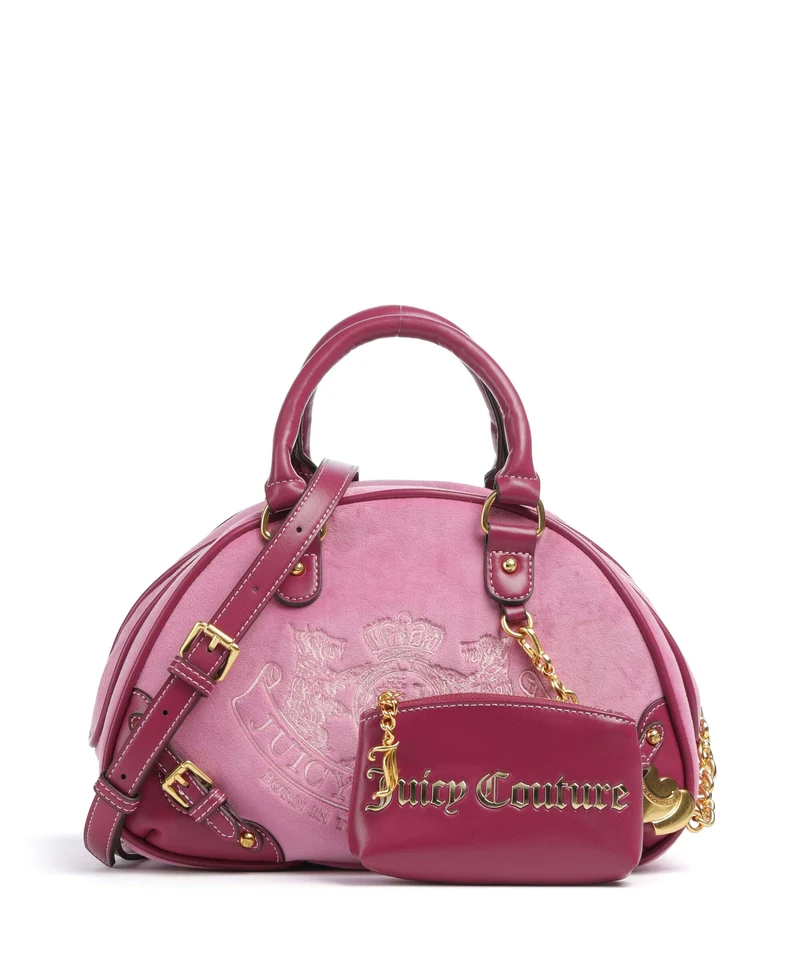 Juicy Couture Twig Narrative Velvet Sac à main super pink