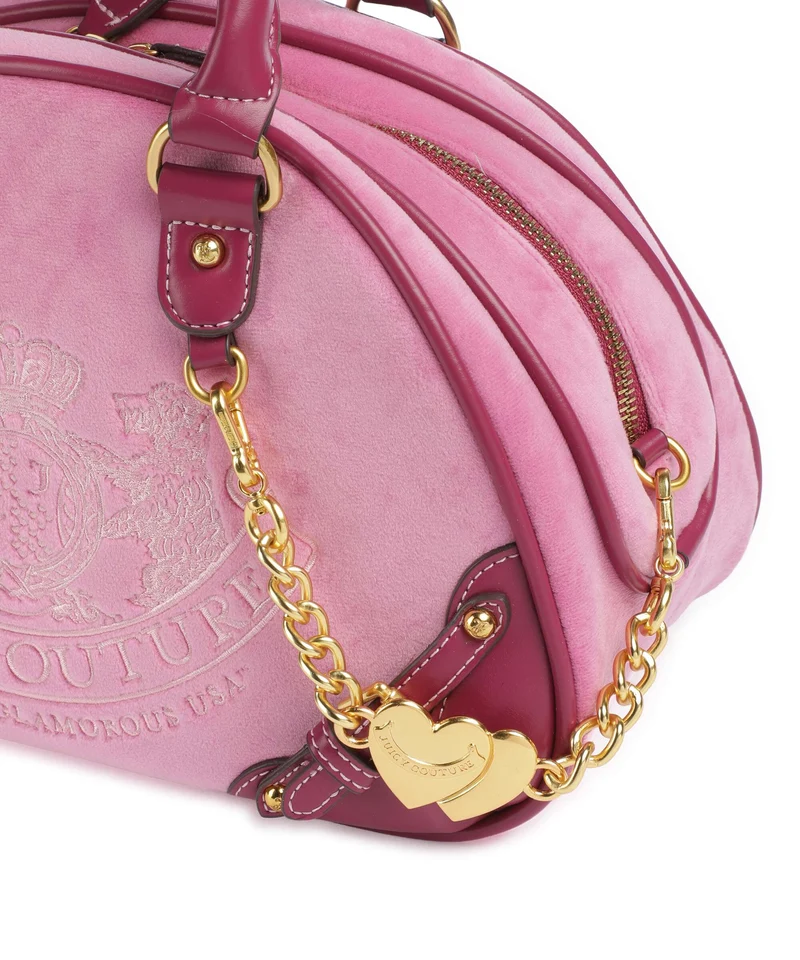 Juicy Couture Twig Narrative Velvet Sac à main super pink