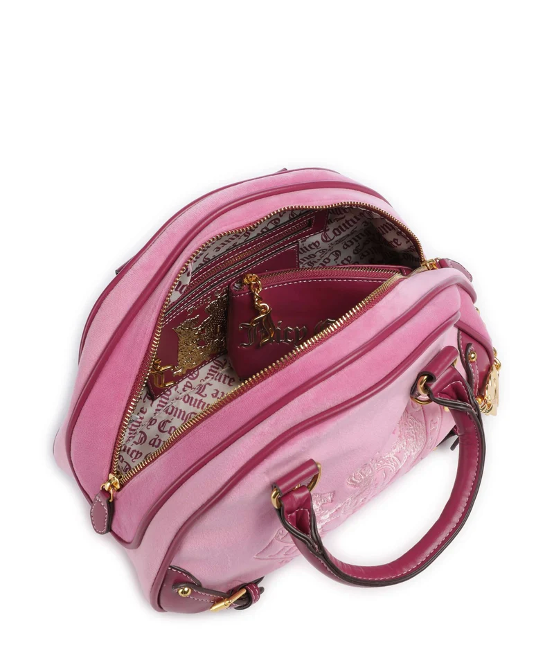 Juicy Couture Twig Narrative Velvet Sac à main super pink