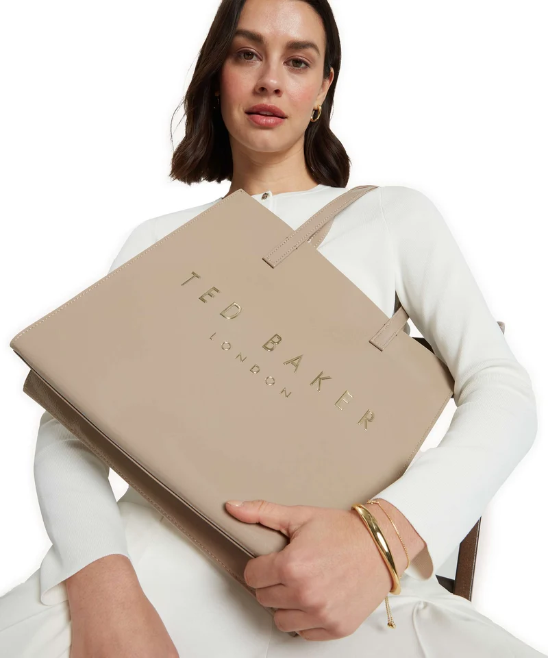 Ted Baker Crinkon Cabas stone