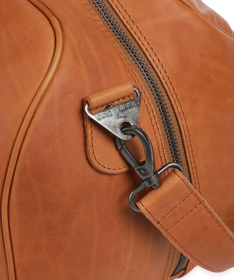 The Chesterfield Brand Wax Pull Up Cow Volenza Sac week-end cognac