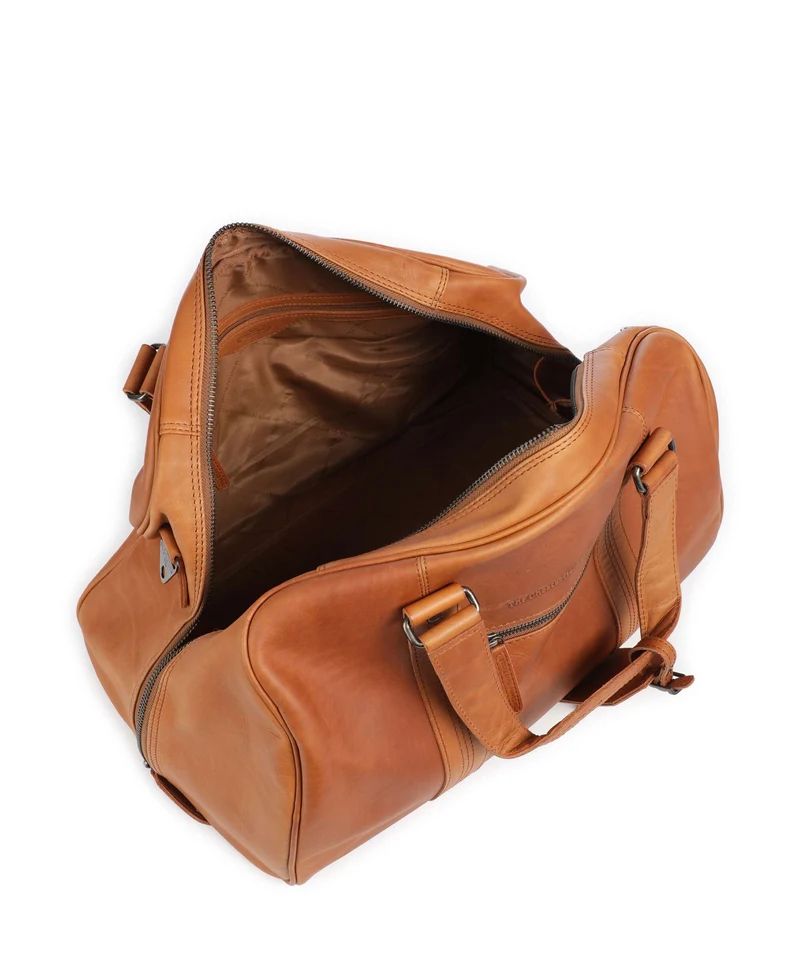 The Chesterfield Brand Wax Pull Up Cow Volenza Sac week-end cognac