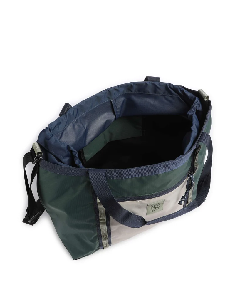 Topo Designs Mountain Utility Cabas forest/bone white