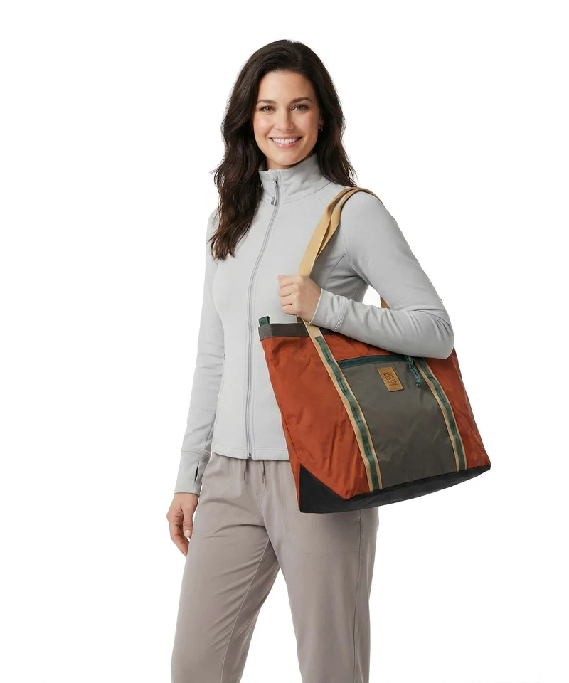 Topo Designs Mountain Utility Cabas woodland/terracotta