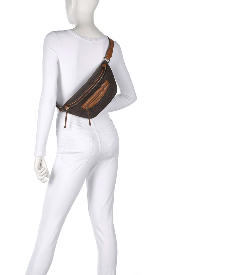 Michael Kors Jet Set Travel Medium Sac banane brown/acorn