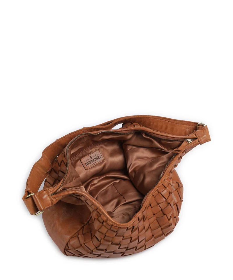 Depeche Warsaw Sac fourre-tout vintage cognac