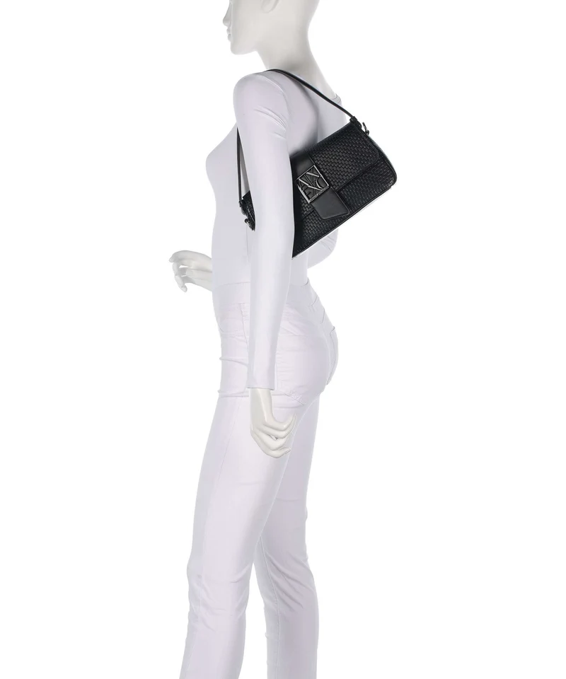 Armani Exchange Susy Soft Woven Sac porté épaule black