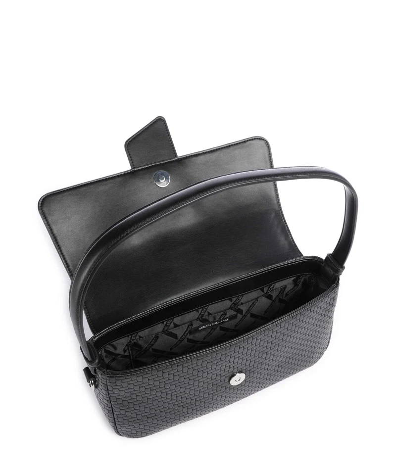 Armani Exchange Susy Soft Woven Sac porté épaule black