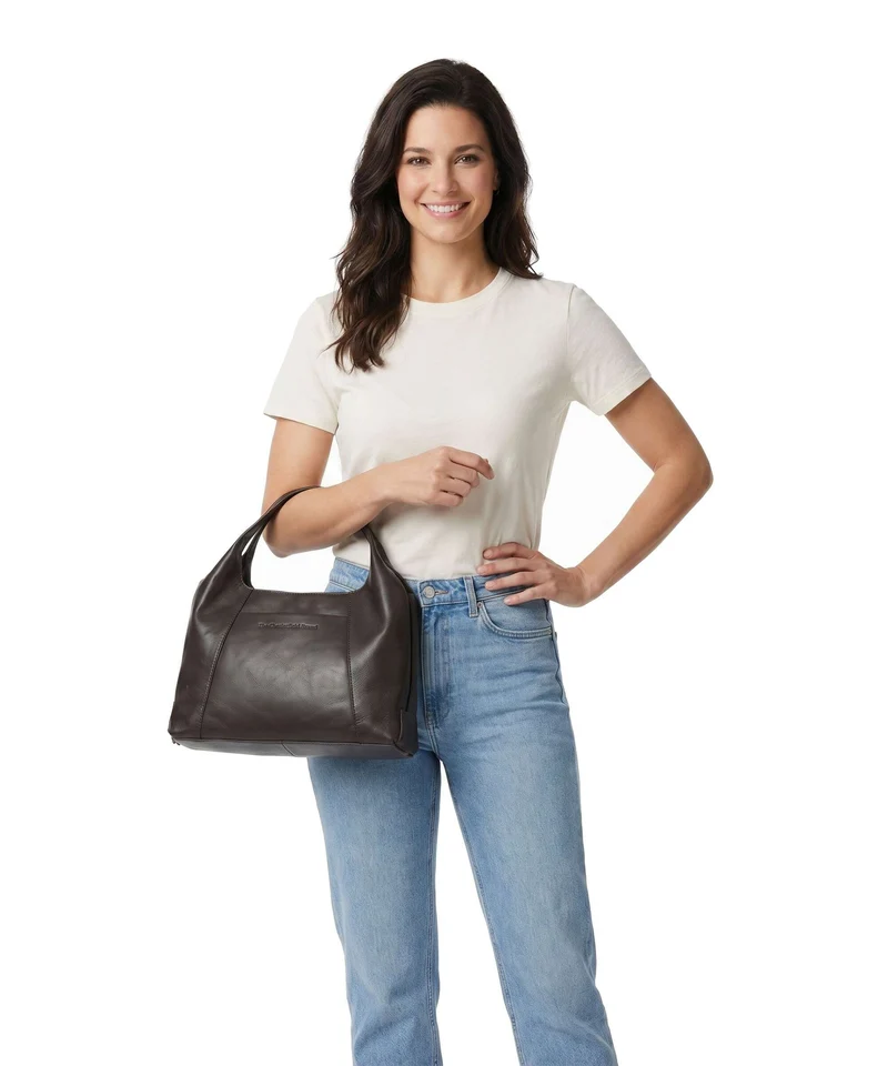 The Chesterfield Brand Wax Pull Up Cow Salina Sac à main brown