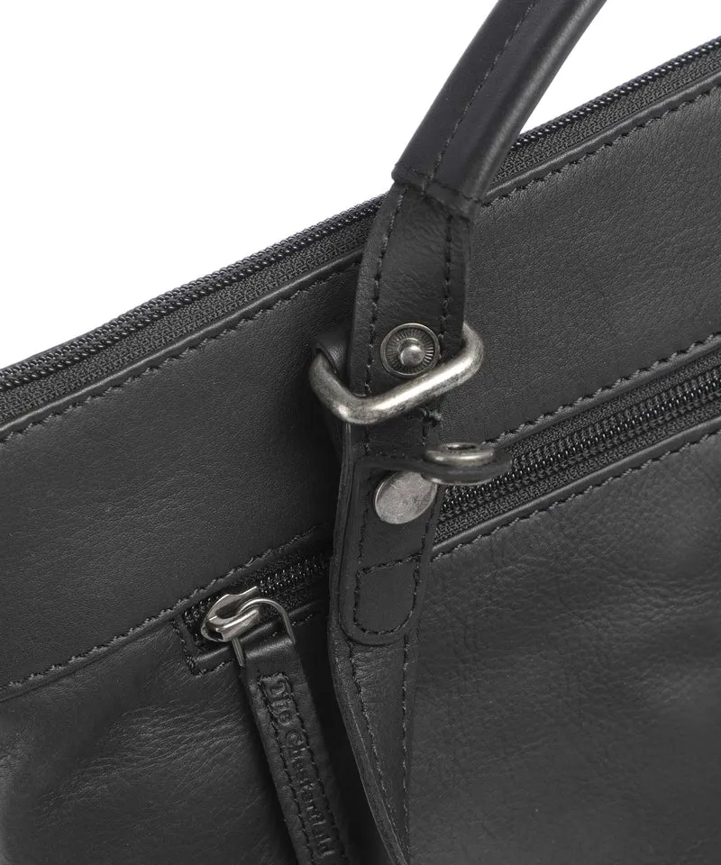The Chesterfield Brand Wax Pull Up Cow Caldero Sac à dos black