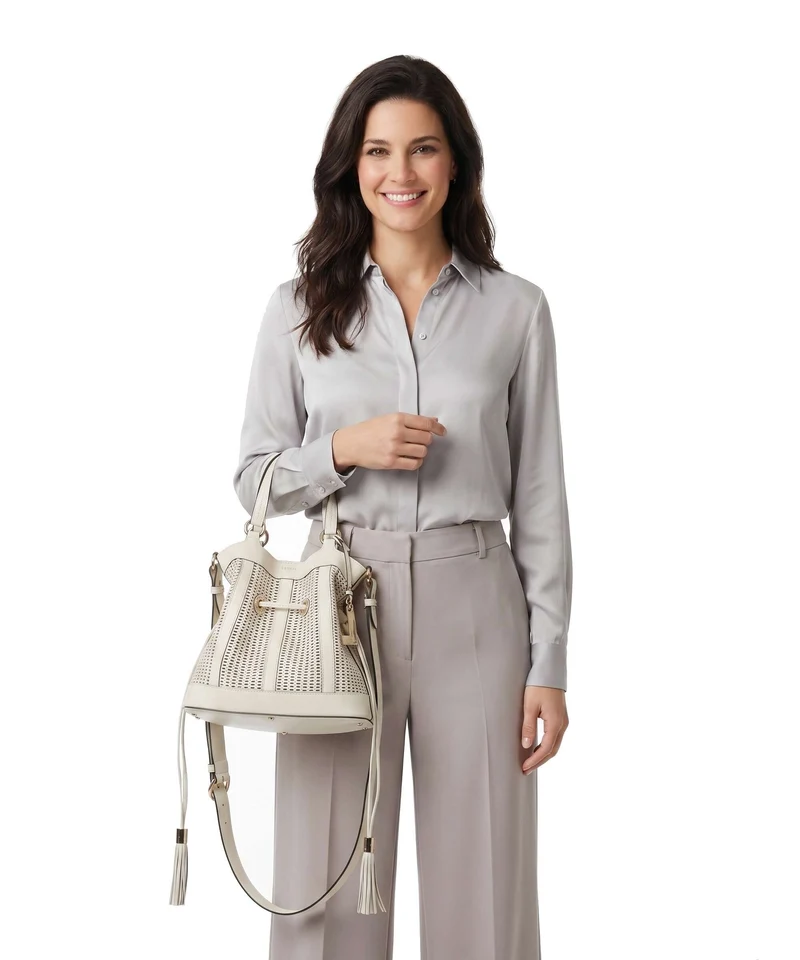 Lancel Premier Flirt M Sac seau snow