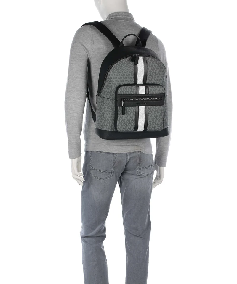 Michael Kors Hudson Sac à dos str gray/black