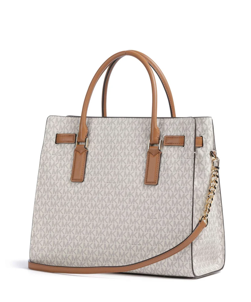 Michael Kors Hamilton Moderne Large Sac à main vanilla/acorn